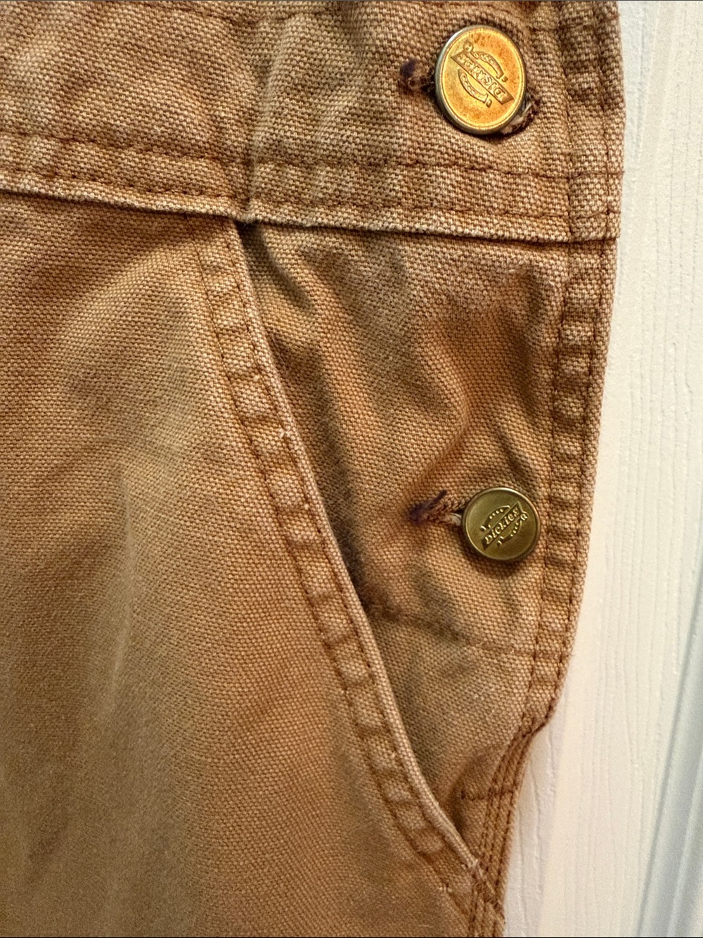 Vintage Style Dickies Duck Canvas Overalls 42 x 32 - Picture 6 of 16